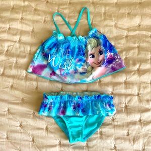 Disney Frozen two piece bathing suit